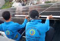 Thi công điện mặt trời Vương Quốc Solar 